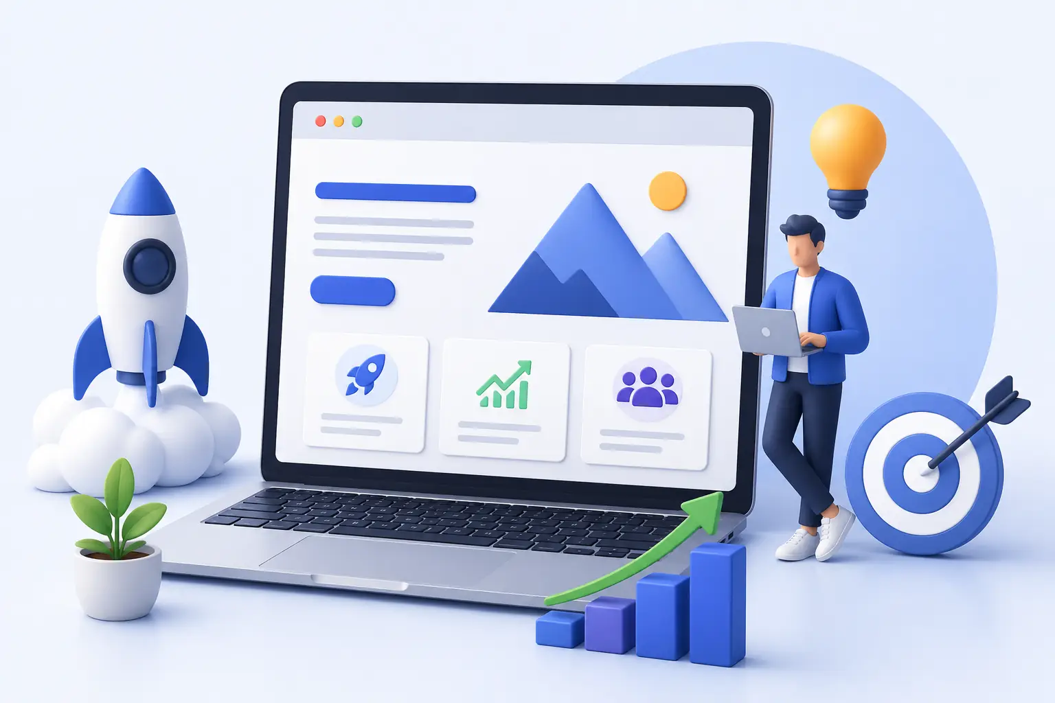 Webdesign Blog für mehr digitale Sichtbarkeit 78 Website für Gründer | Warum sie unverzichtbar ist