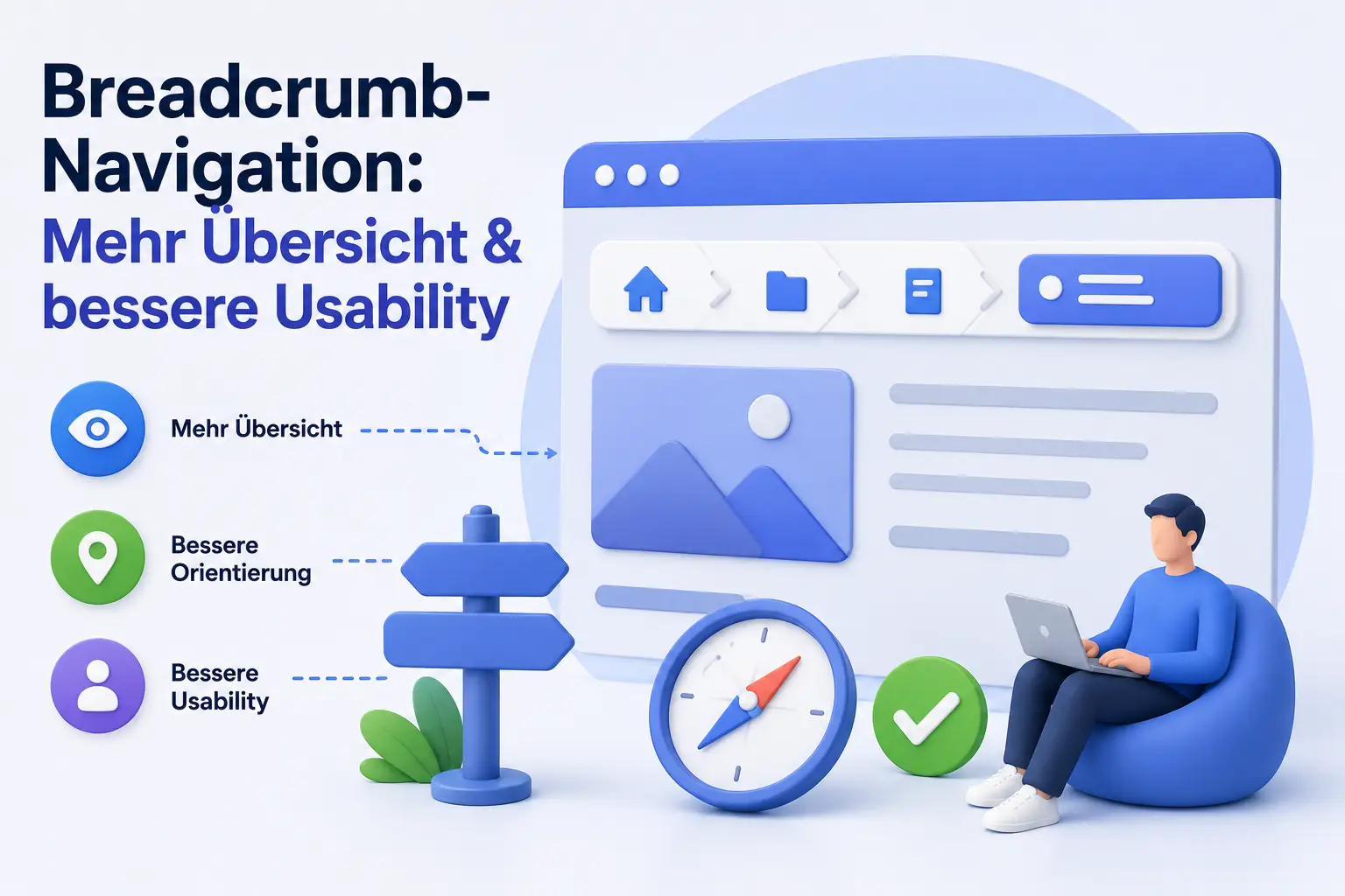 Webdesign Blog für mehr digitale Sichtbarkeit 77 Breadcrumb-Navigation: Mehr Übersicht & bessere Usability