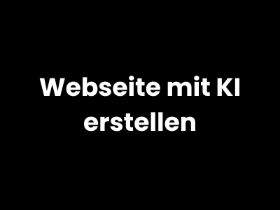 Webseite mit KI erstellen – einfache Lösung für moderne Online-Präsenz