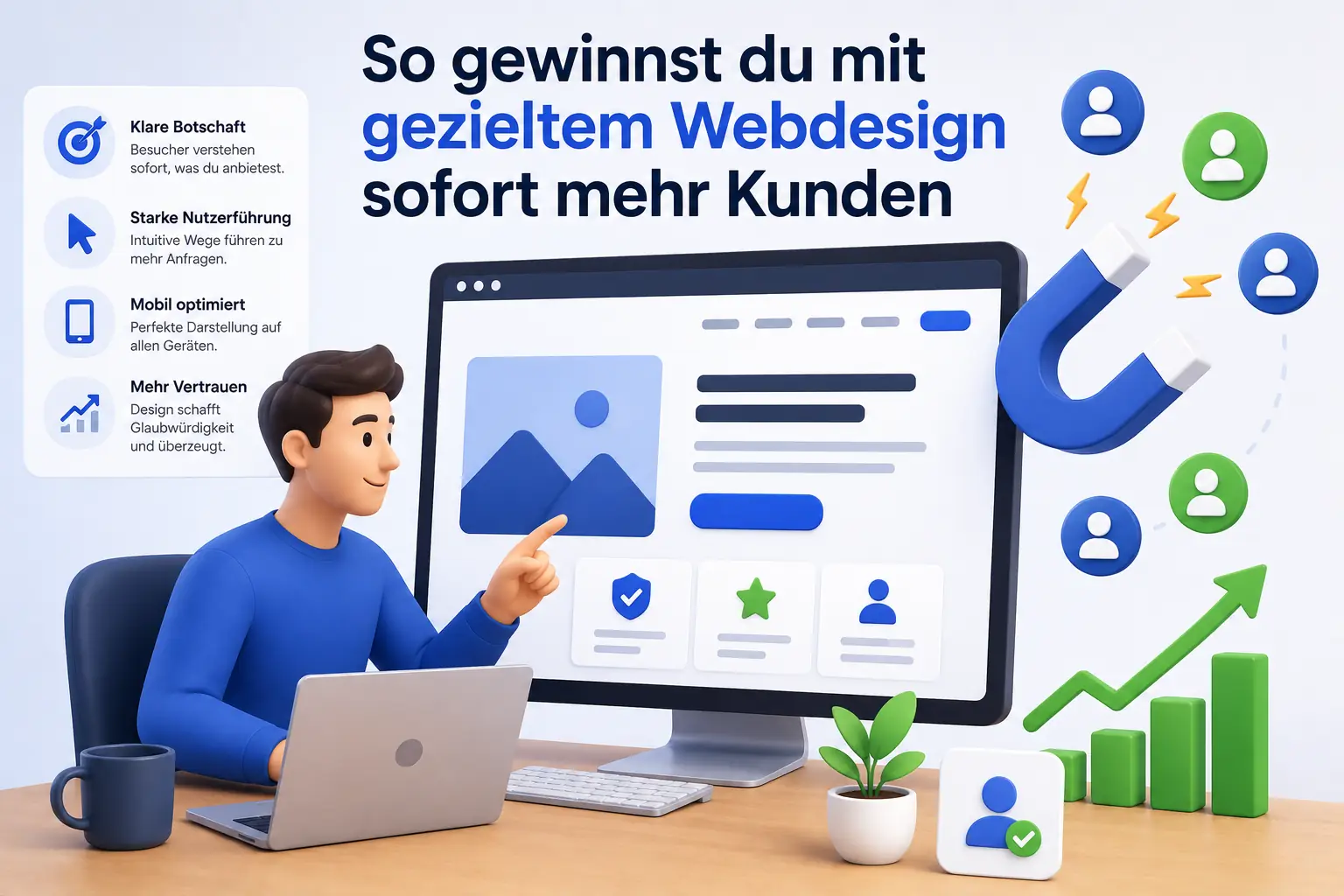 Webdesign Blog für mehr digitale Sichtbarkeit 64 So gewinnst du mit gezieltem Webdesign sofort mehr Kunden