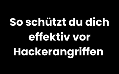 Sicherheit im Netz: So schützt du deine Webseite effektiv vor Hackerangriffen