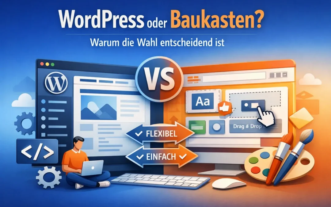 WordPress oder Baukasten? Warum die Wahl entscheidend ist