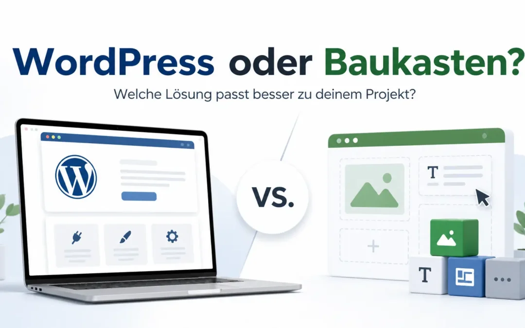 WordPress oder Baukasten? Warum die Wahl entscheidend ist