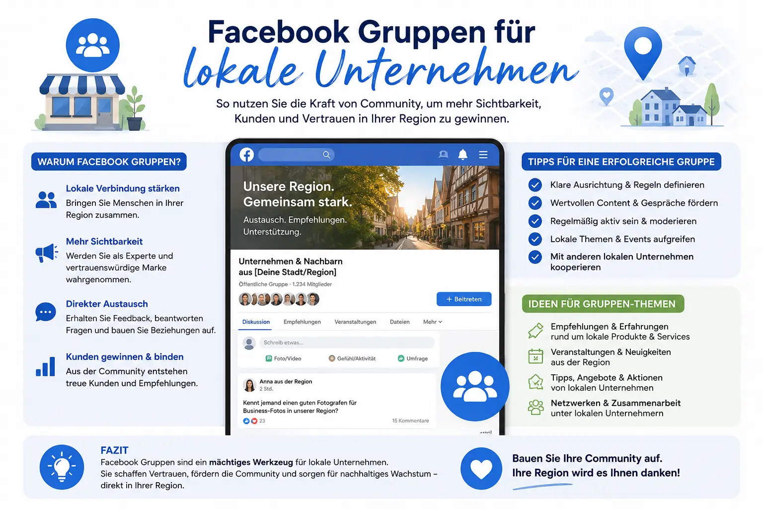 Webdesign Blog für mehr digitale Sichtbarkeit 59 Facebook Gruppen für lokale Unternehmen