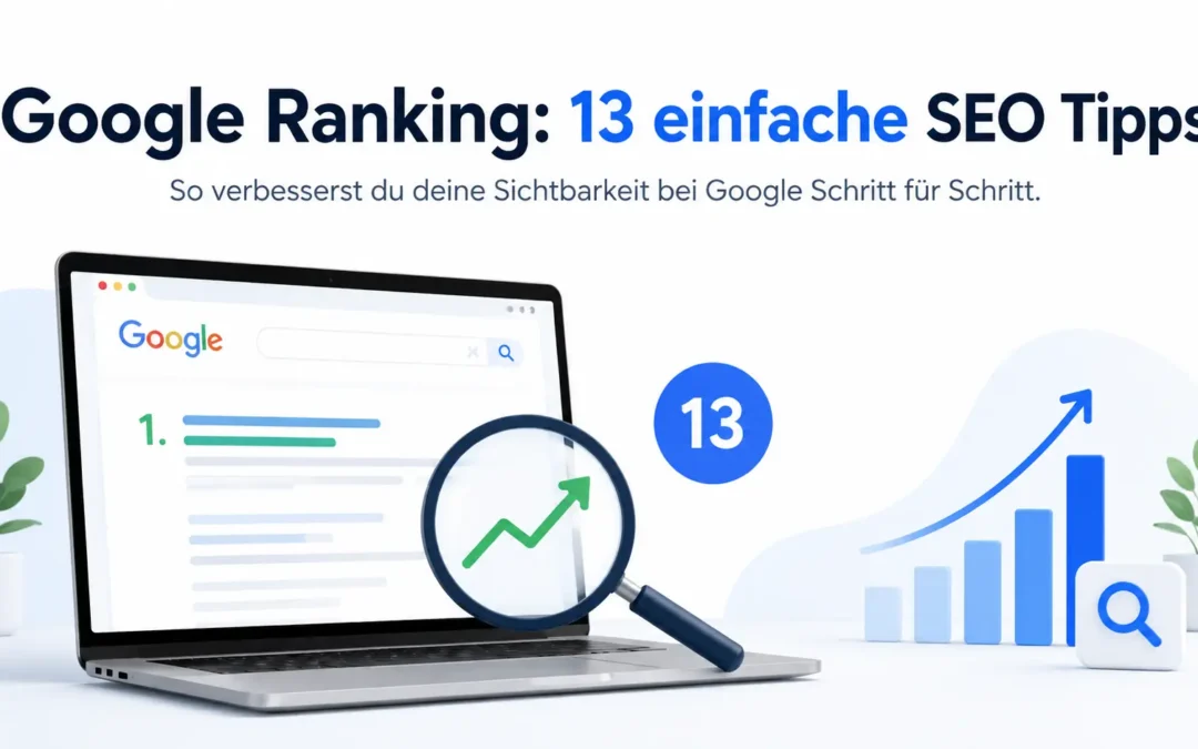 Google Ranking: 13 einfache SEO Tipps um deine Sichtbarkeit zu erhöhen