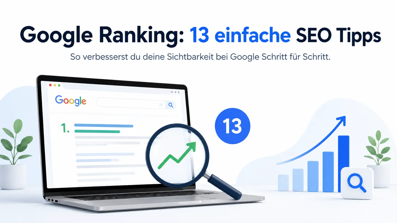 Webdesign Blog für mehr digitale Sichtbarkeit 66 Google Ranking: 13 einfache SEO Tipps um deine Sichtbarkeit zu erhöhen