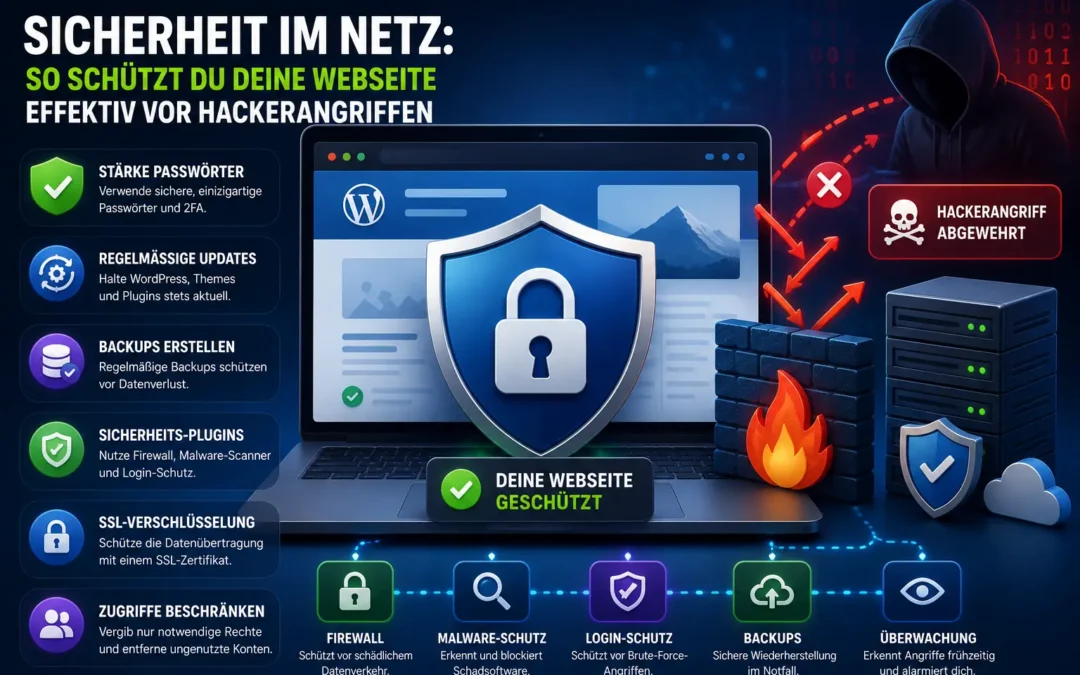 Sicherheit im Netz: So schützt du deine Webseite effektiv vor Hackerangriffen
