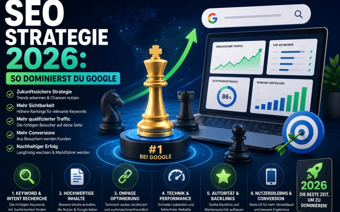 SEO Strategie 2026: So dominierst du Google
