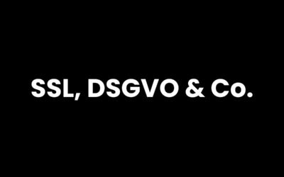 SSL, DSGVO & Co. – Grundlagen für deine Webseite