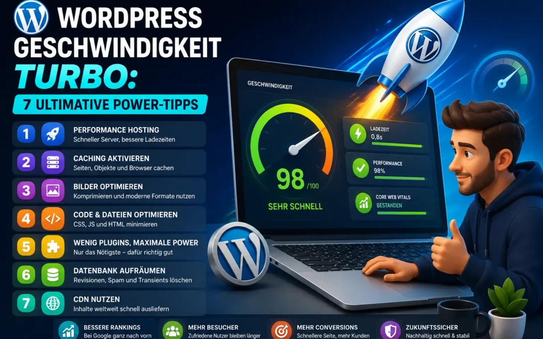 WordPress Geschwindigkeit Turbo: 7 ultimative Power-Tipps