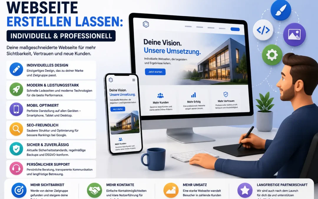Webseite erstellen lassen: individuell & professionell