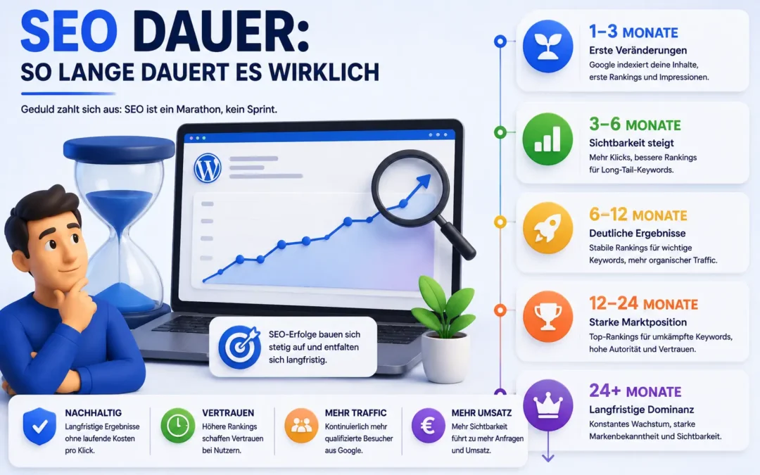SEO Dauer: So lange dauert es wirklich in 2025