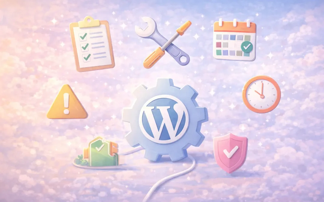 WordPress Wartung leicht gemacht – 6 Tipps für Einsteiger