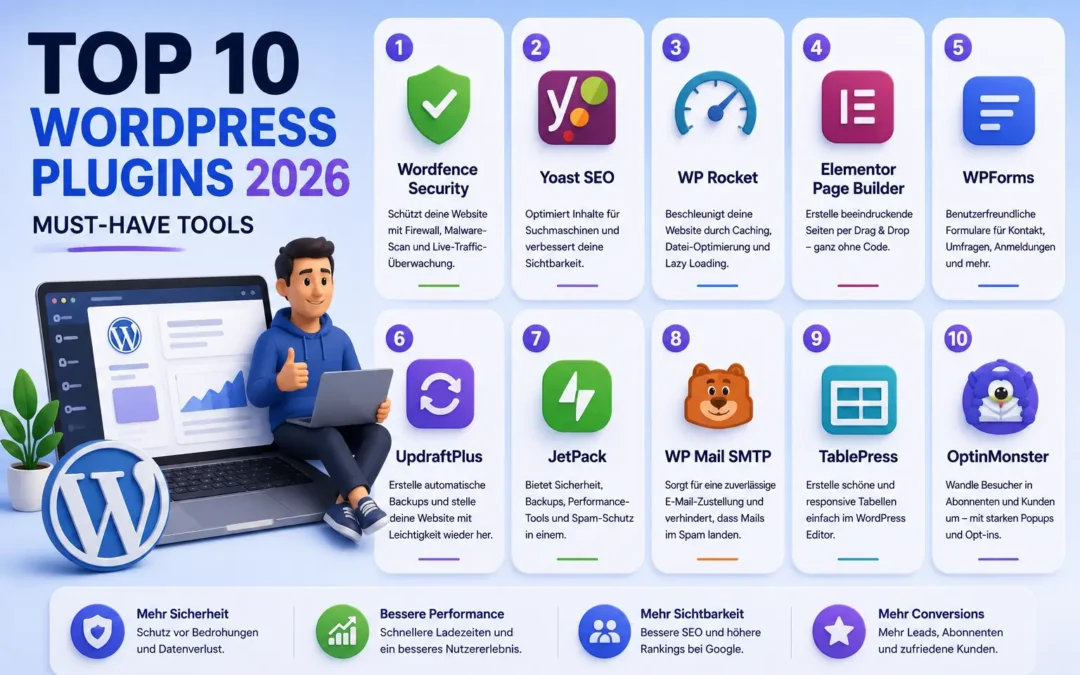 Top 10 WordPress Plugins 2026 – Must-have Tools