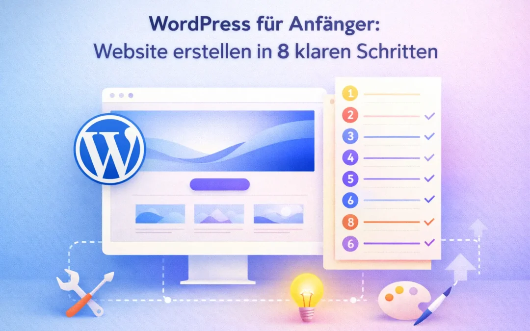 WordPress für Anfänger: Website erstellen in 8 klaren Schritten