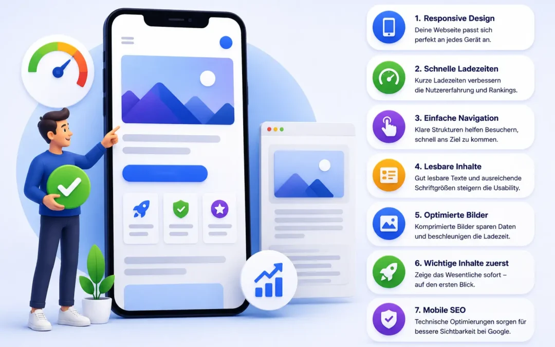 Mobile Optimierung: 7 starke Tipps für deine Webseite