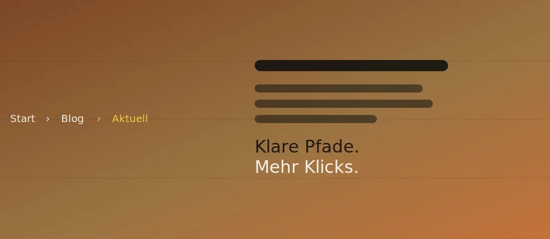 Breadcrumb Navigation clever nutzen – 5 starke Vorteile