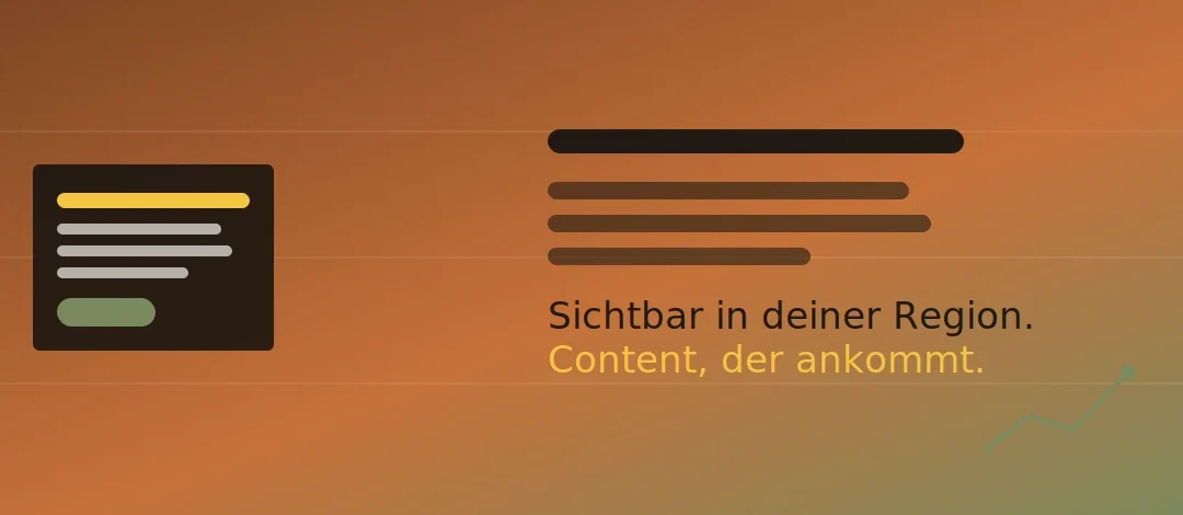 Content Marketing für lokale Unternehmen