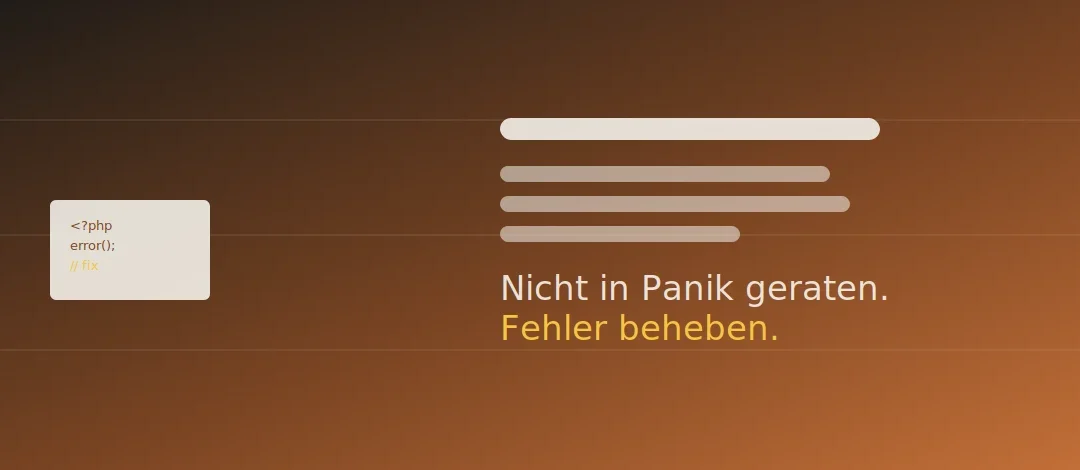 PHP-Update: WordPress-Fehler einfach beheben