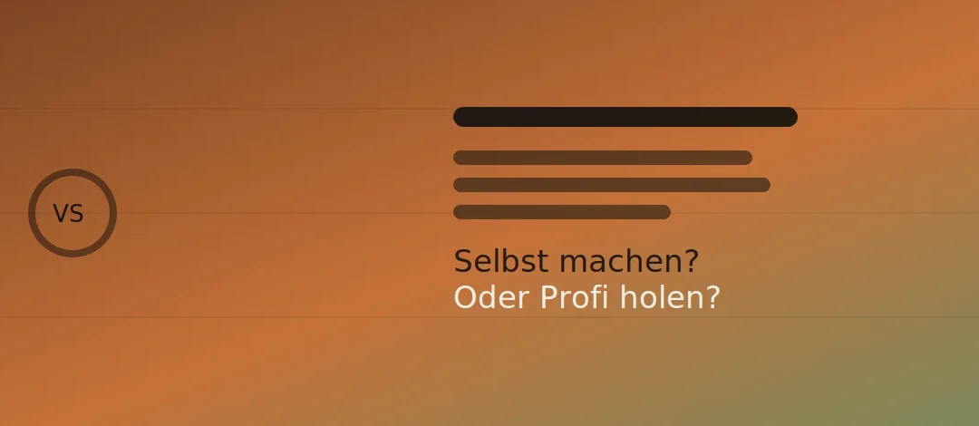 Website selbst erstellen oder Webdesigner beauftragen?