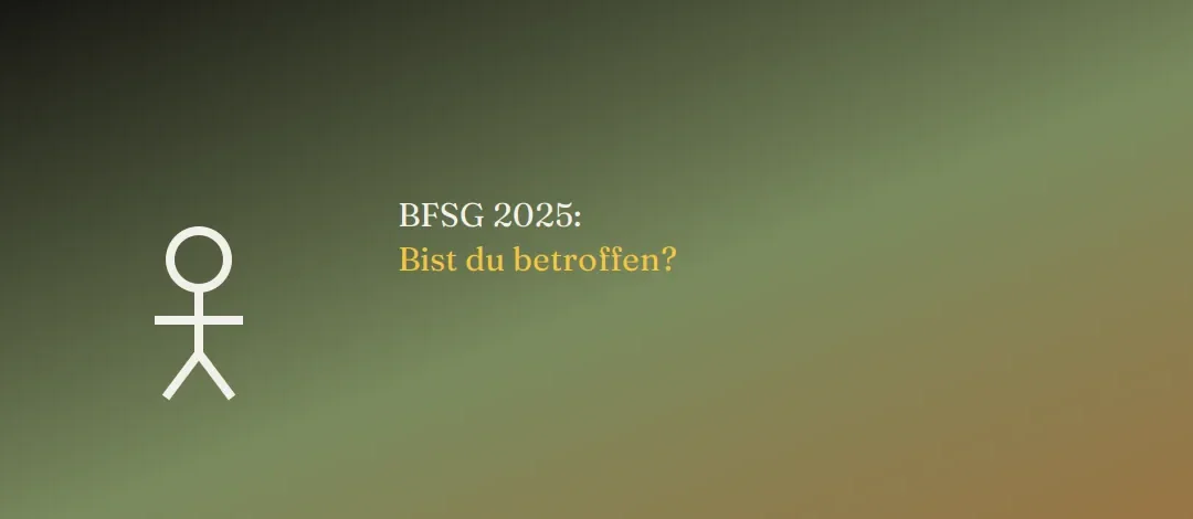 Barrierefreie Website BFSG 2025: Bist du betroffen?​