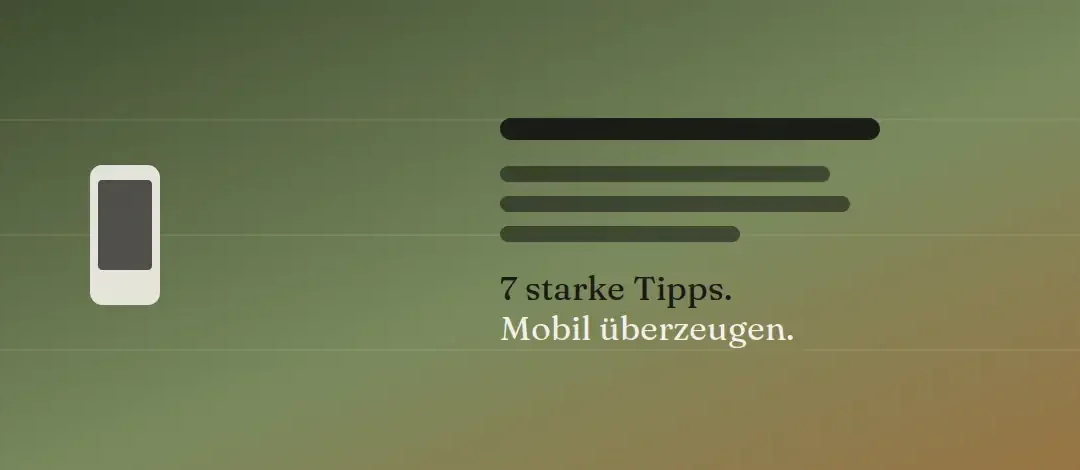 Mobile Optimierung: 7 starke Tipps für deine Webseite