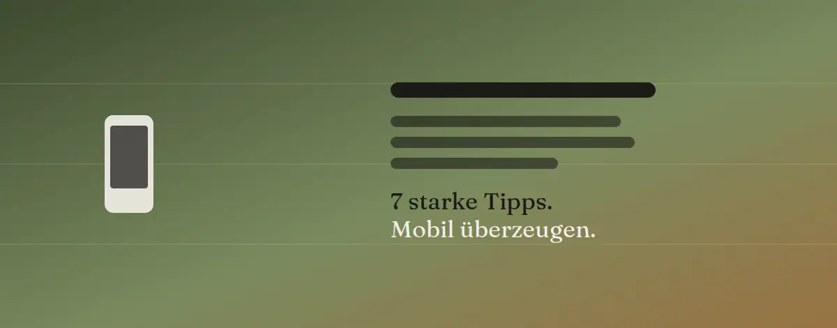 Mobile Optimierung: 7 starke Tipps für deine Webseite