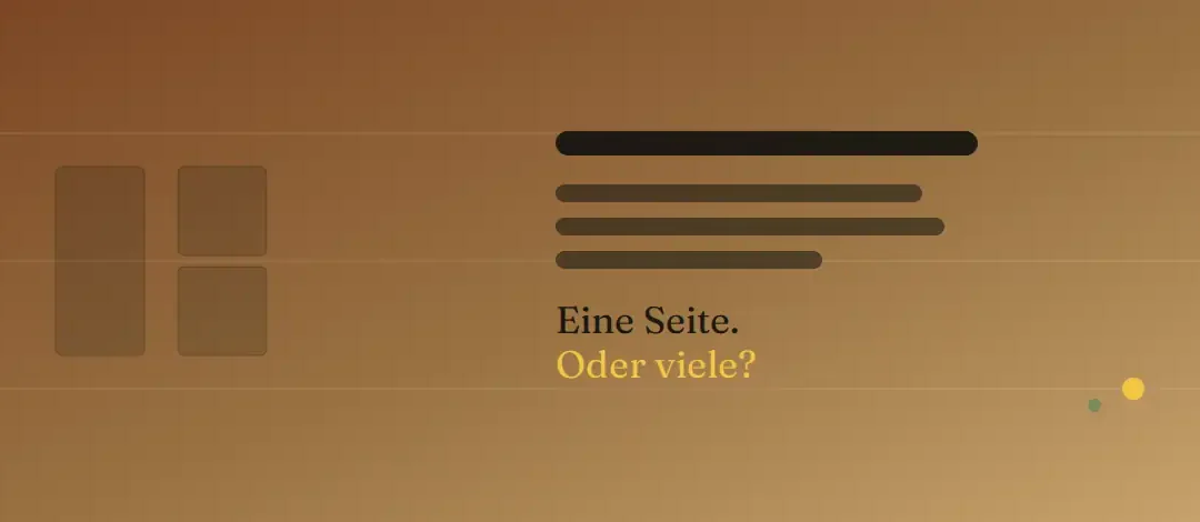 Onepager vs. Mehrseitige Webseite – Was passt zu deinem Business?