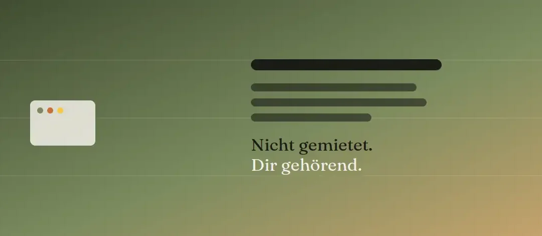 Nur Social Media? Warum dir die eigene Plattform fehlt