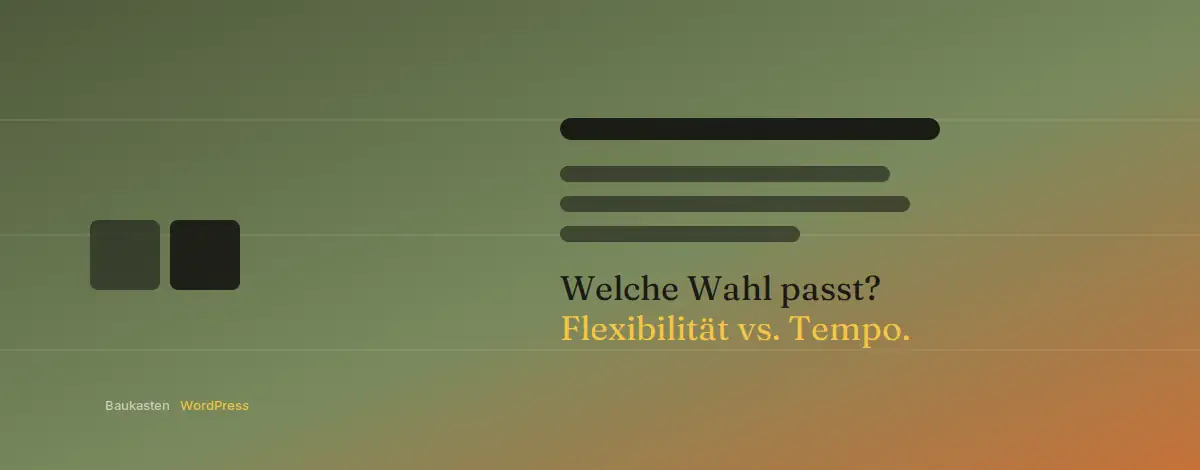 Webdesign Blog für mehr digitale Sichtbarkeit 45 WordPress oder Baukasten? Warum die Wahl entscheidend ist